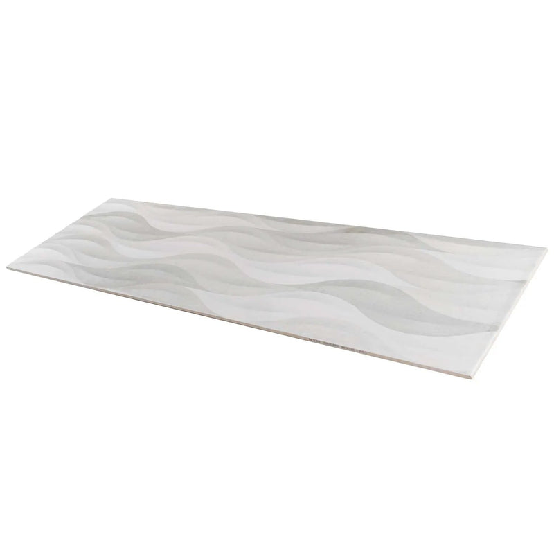 Gray 12x40 Matte Field Ceramic Tile (5 pack, 15.925 sq ft/case) by Apollo Tile
