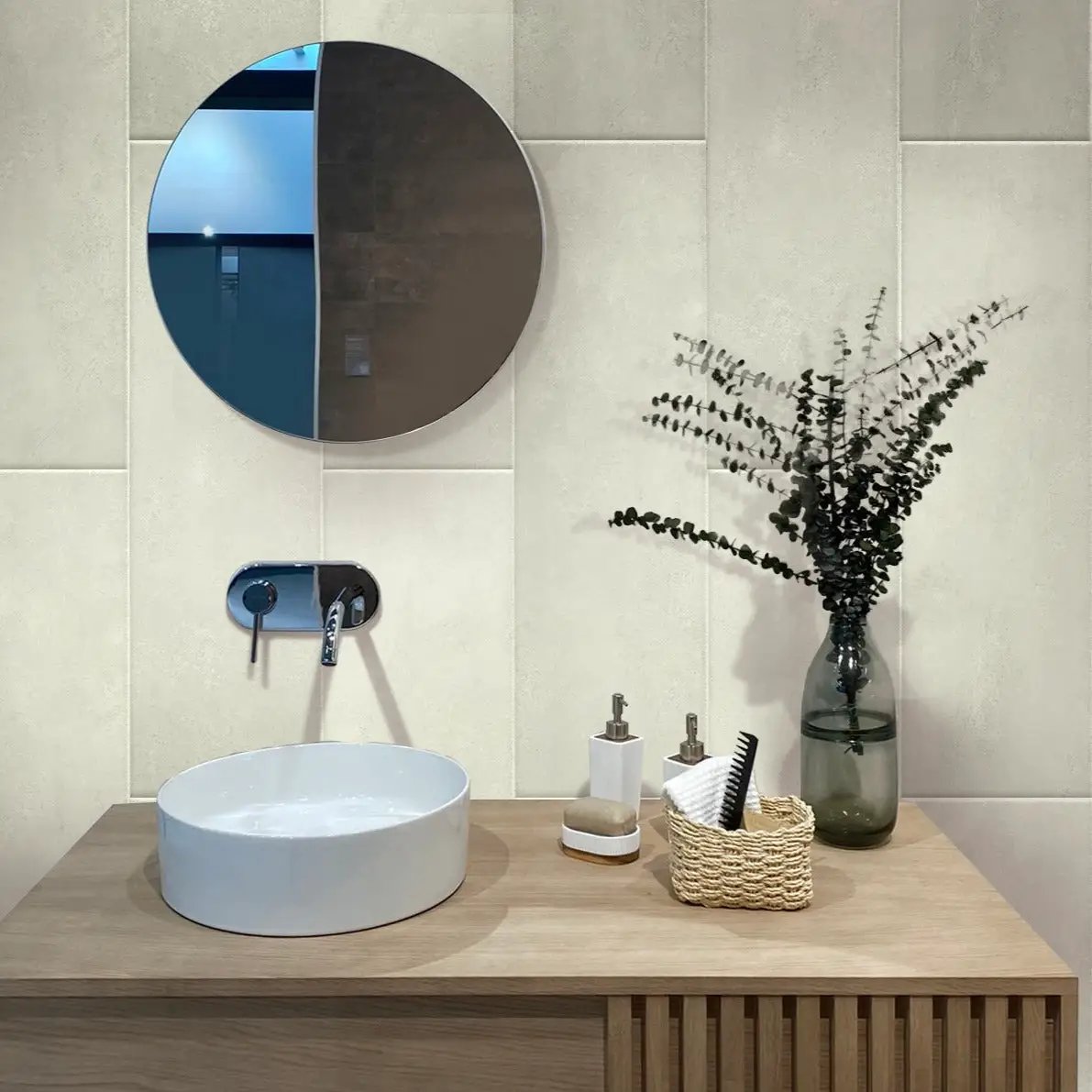 White 12x40 Matte Field Ceramic Tile (6 pack, 19.11 sq ft/case) by Apollo Tile