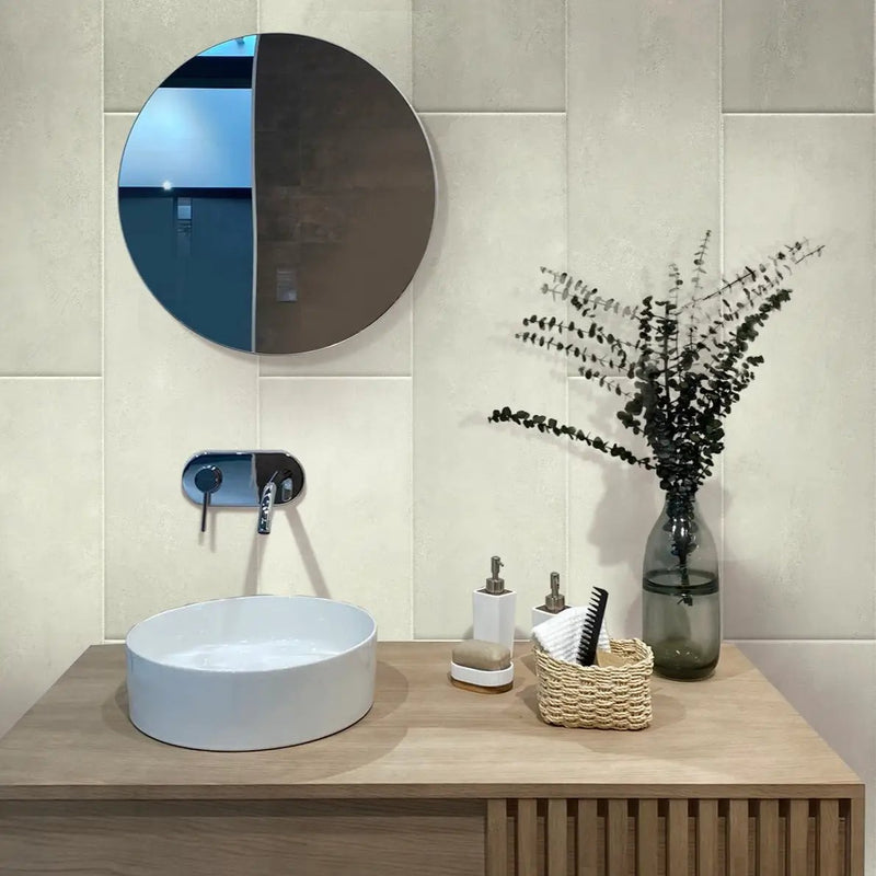 White 12x40 Matte Field Ceramic Tile (6 pack, 19.11 sq ft/case) by Apollo Tile