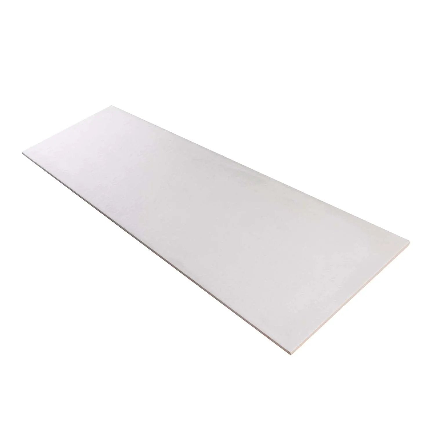 White 12x40 Matte Field Ceramic Tile (6 pack, 19.11 sq ft/case) by Apollo Tile