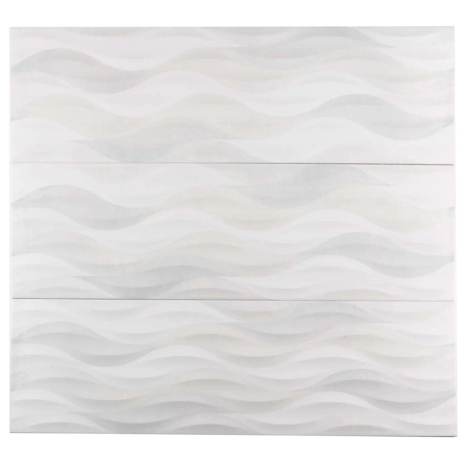 White 12x40 Matte Field Ceramic Tile (5 pack, 15.925 sq ft/case) by Apollo Tile