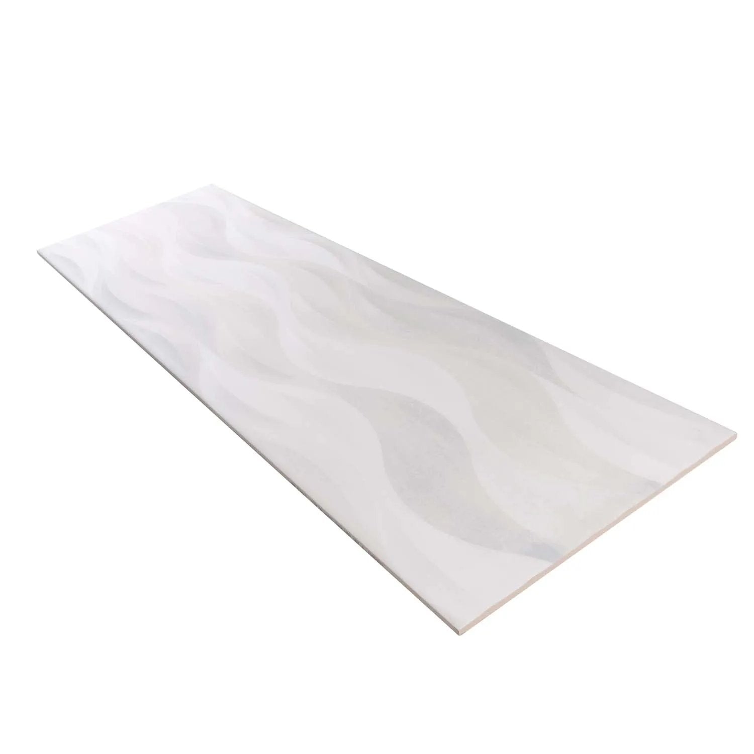 White 12x40 Matte Field Ceramic Tile (5 pack, 15.925 sq ft/case) by Apollo Tile