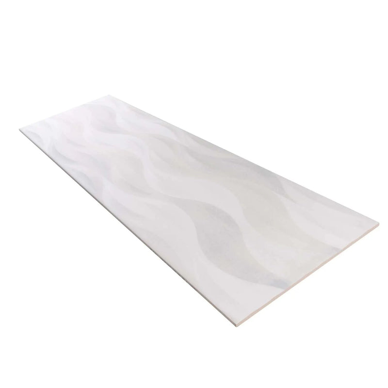 White 12x40 Matte Field Ceramic Tile (5 pack, 15.925 sq ft/case) by Apollo Tile