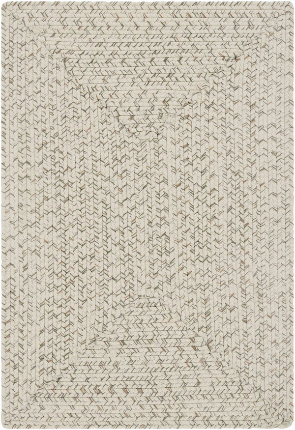 Beige Braided Faux Jute Outdoor Rug