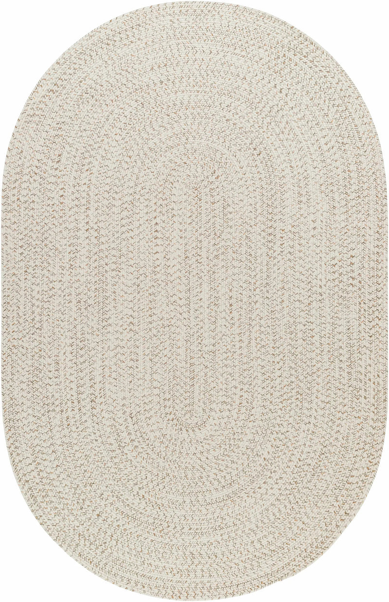 Beige Braided Faux Jute Outdoor Rug by Boutique Rugs