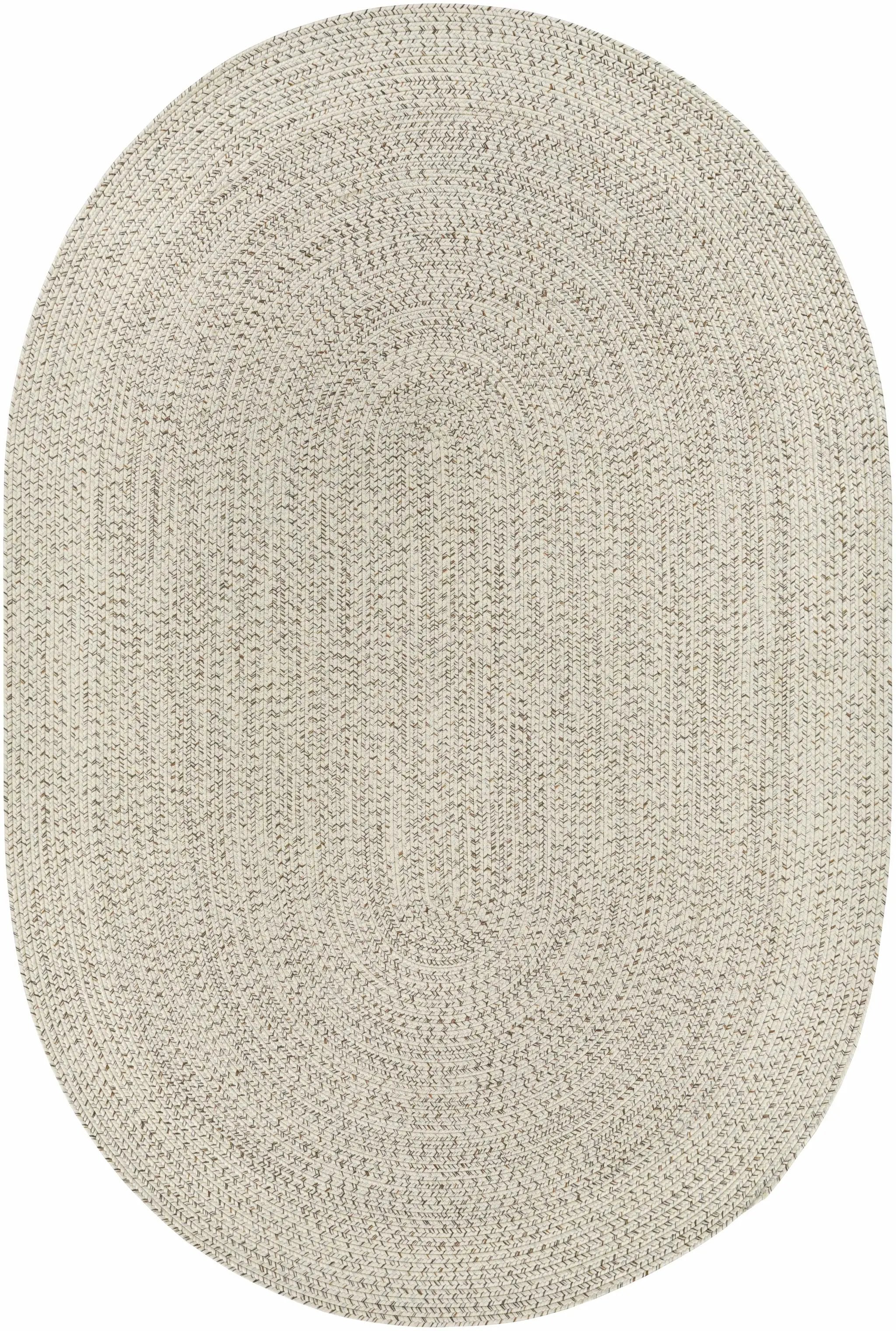 Beige Braided Faux Jute Outdoor Rug by Boutique Rugs
