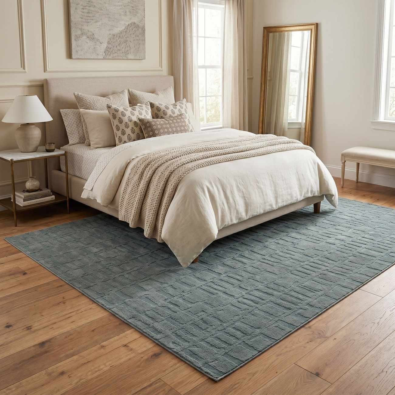 Dragan Gray Modern Washable Area Rug by Boutique Rugs
