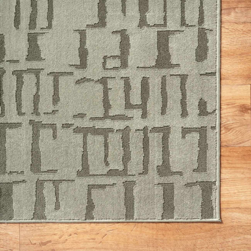 Dragan Green Modern Washable Area Rug by Boutique Rugs