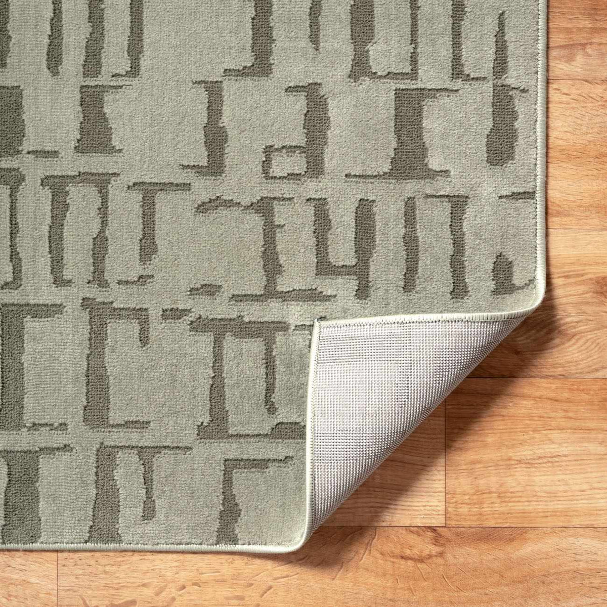 Dragan Green Modern Washable Area Rug, photo 8 of 9