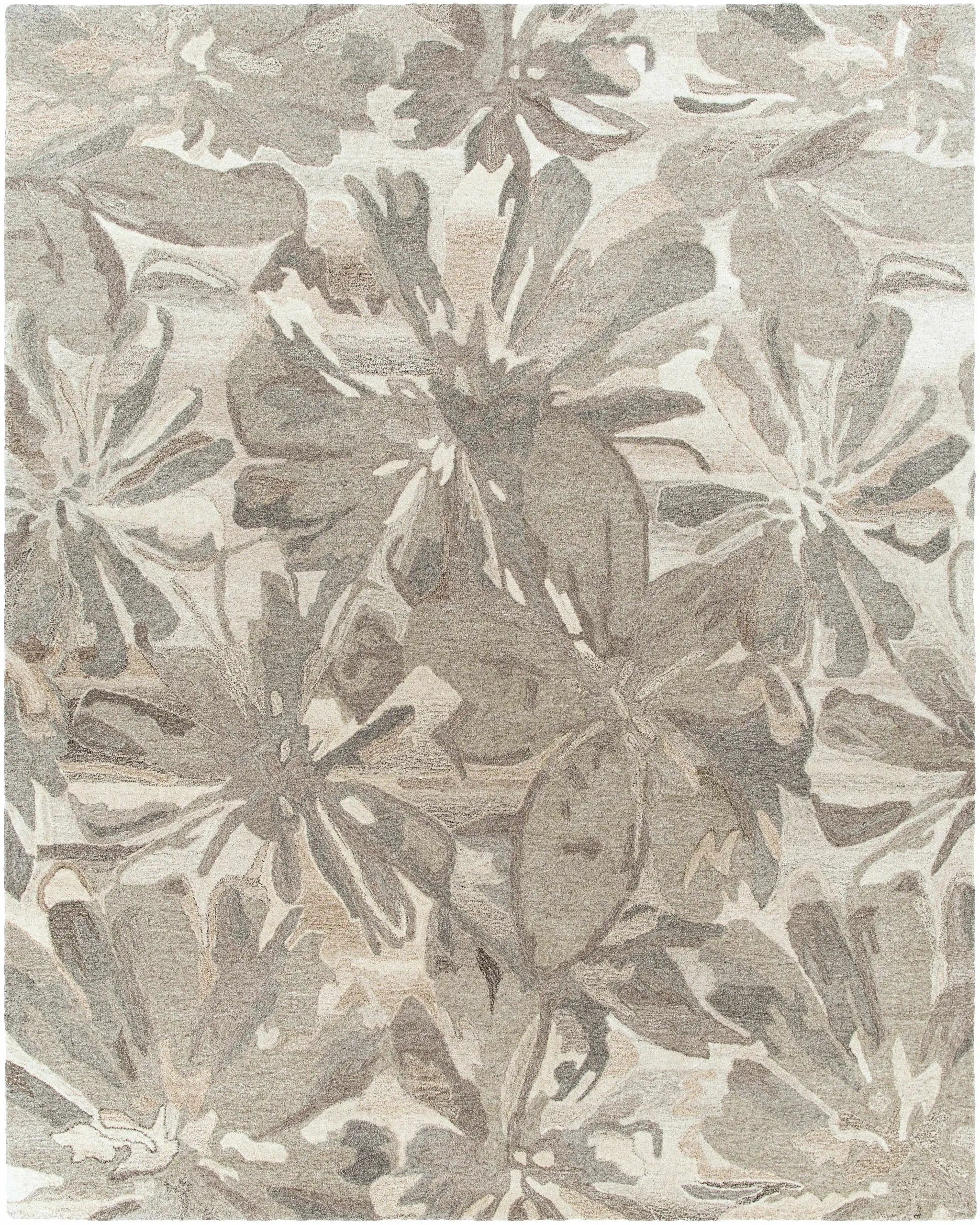 Ilfeld Athena Beige Floral Wool Rug by Boutique Rugs
