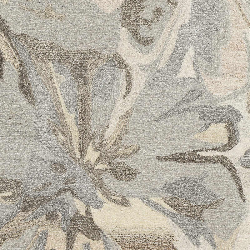 Ilfeld Athena Beige Floral Wool Rug by Boutique Rugs