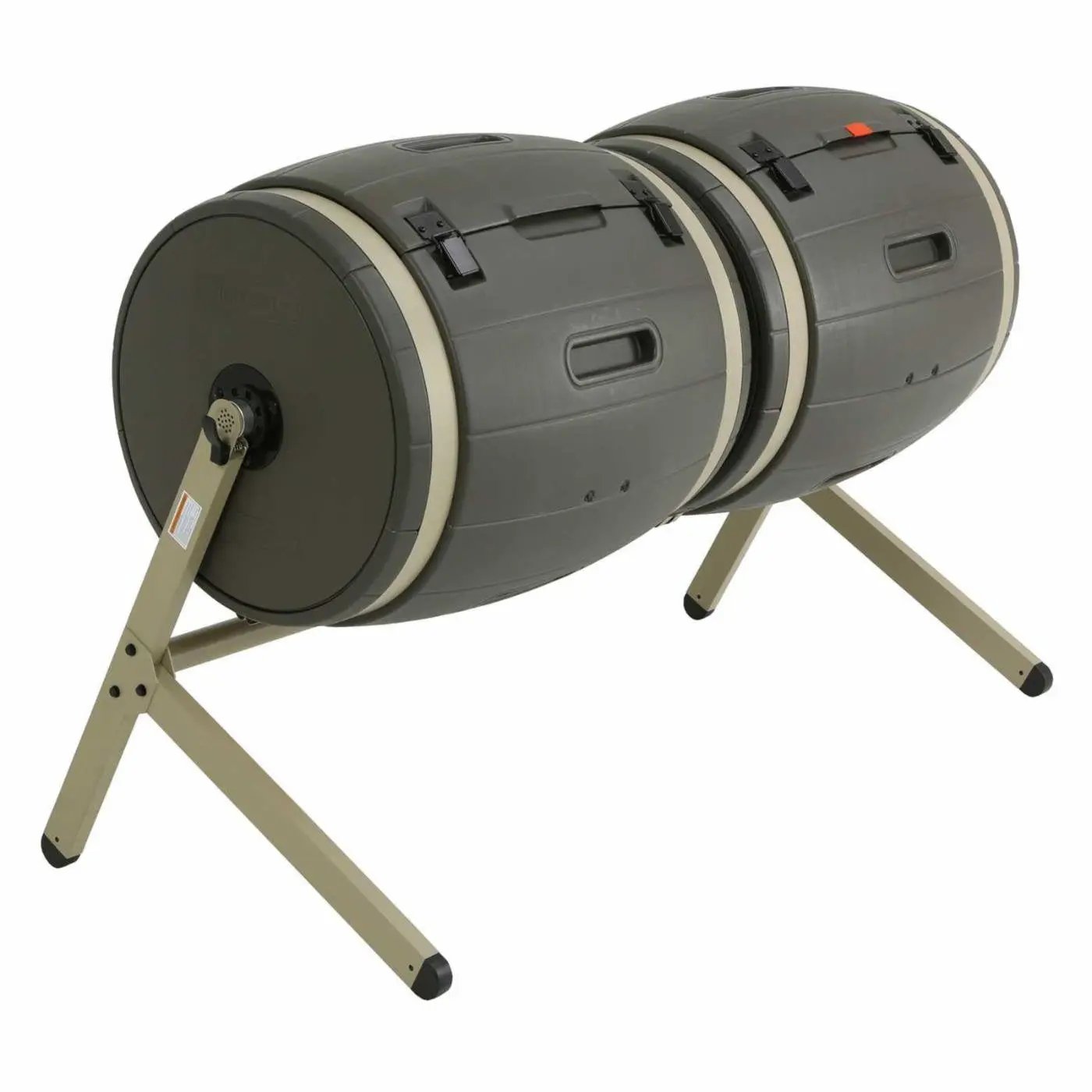 100-Gallon Compost Bin Tumbler Double Rotating Composter by HomePacific