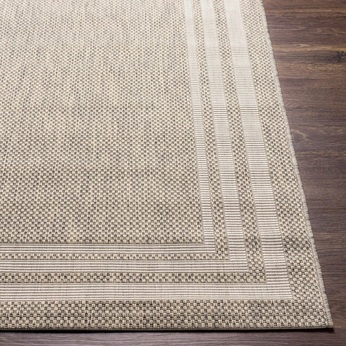 Burradoo Bordered Outdoor Area Rug, photo 19 of 21