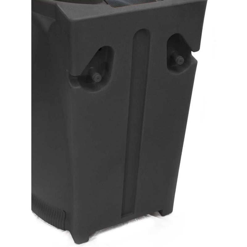 Black 65-Gallon Plastic Urn Rain Barrel with Planter Top by HomePacific