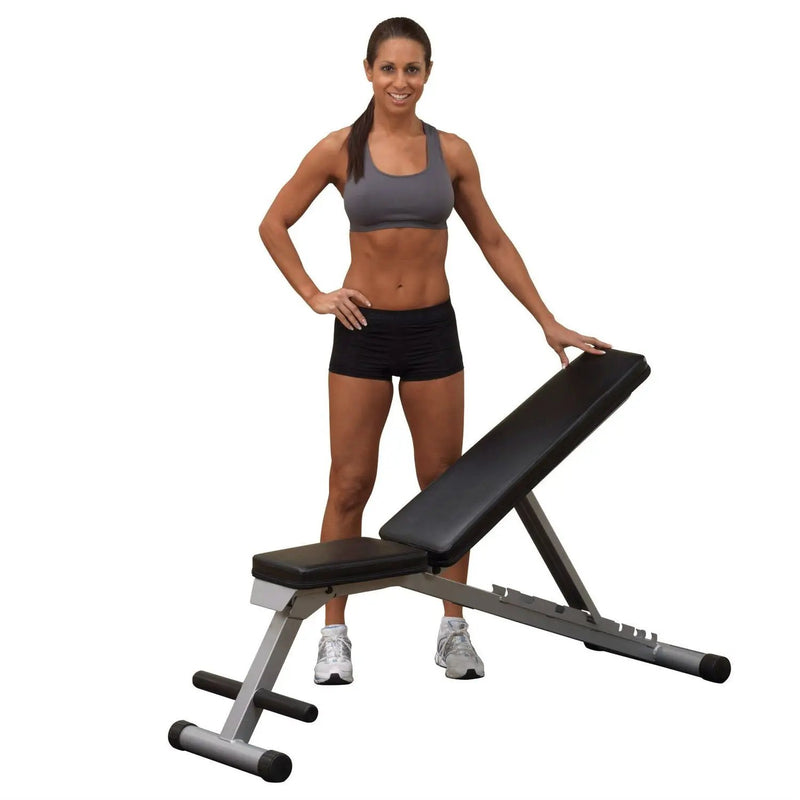 Multi-position Weight Training Flat Incline Decline Folding Exercise Bench by HomePacific