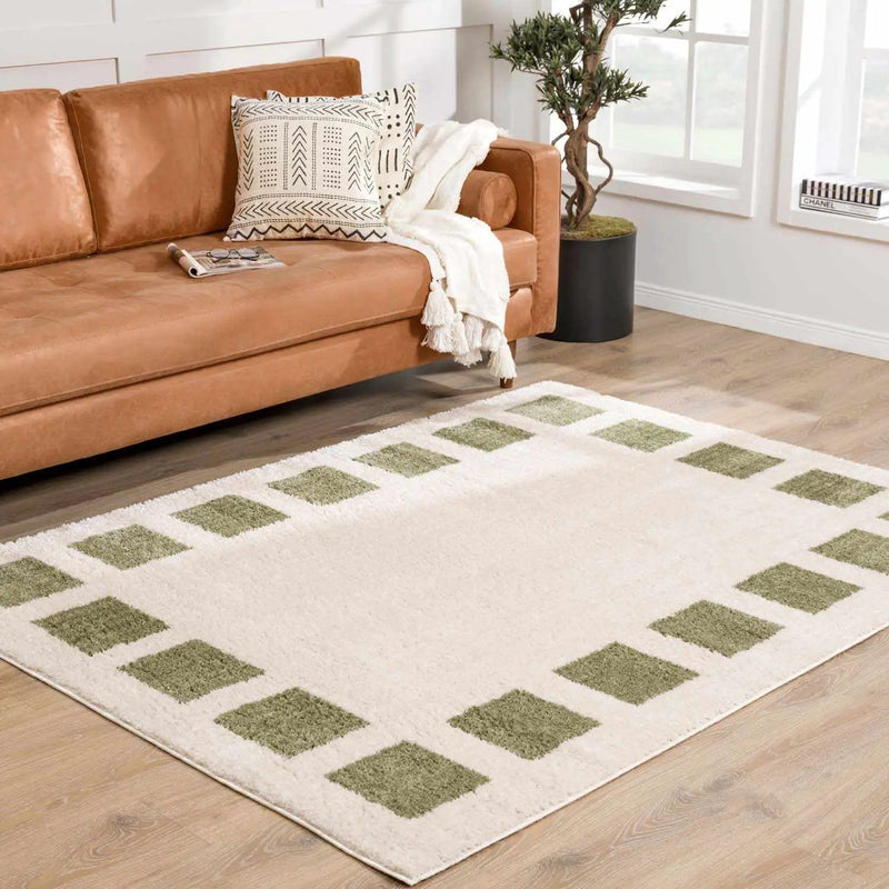 Beynon Green Washable Area Rug by Boutique Rugs