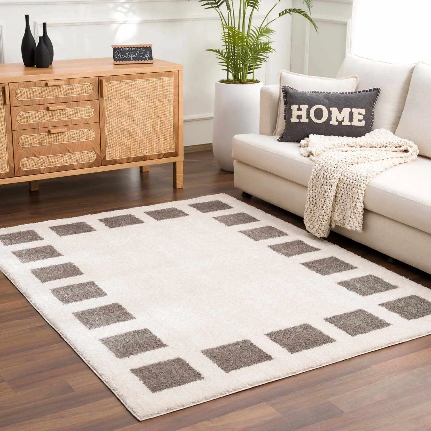 Beynon Charcoal Washable Area Rug by Boutique Rugs