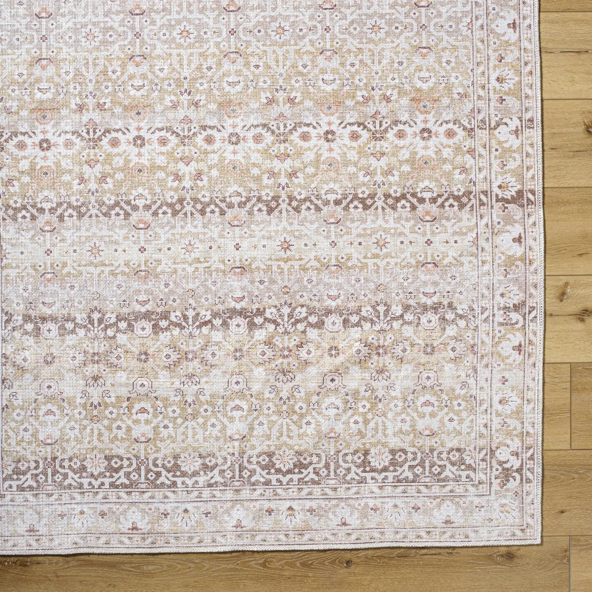 Bienna Vintage Flat Pile Washable Rug by Boutique Rugs