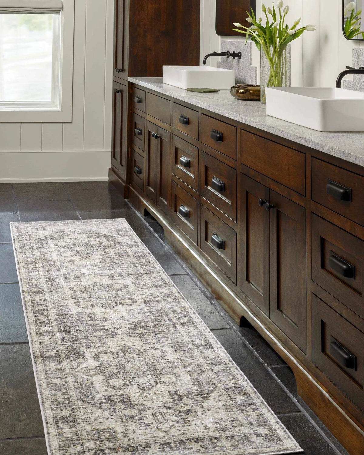 Bevin Washable Area Rug, installed in a room 2