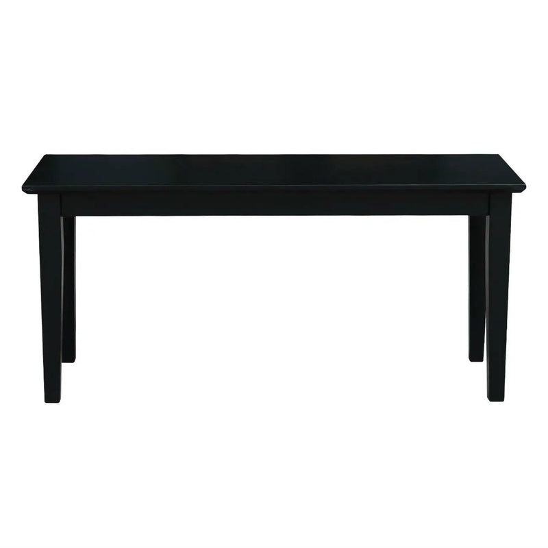 Solid Wood Entryway Accent Bench in Black Finish by HomePacific