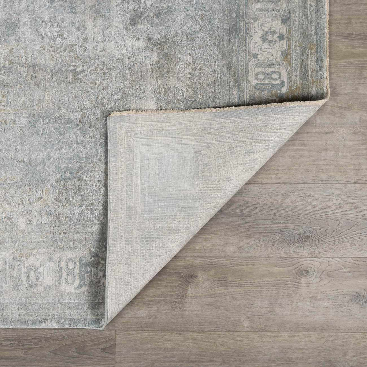 Pryce Blue Gray Thick Luxe Boutique Rug, photo 10 of 19