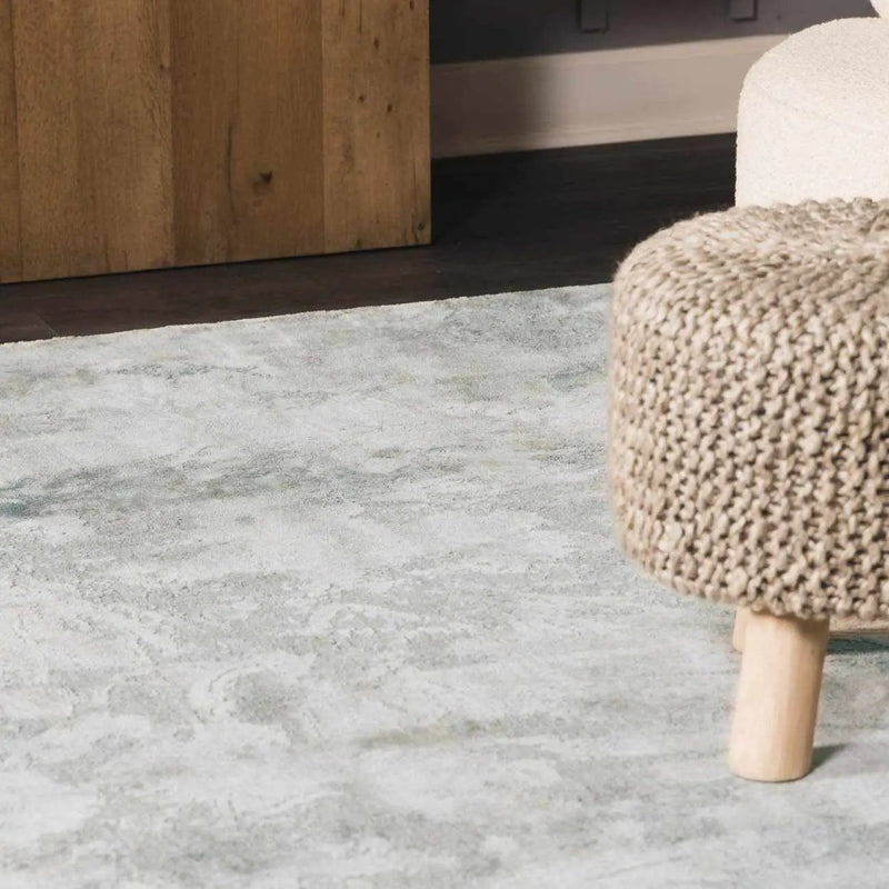 Nurit Blue Gray Thick Luxe Boutique Rug by Boutique Rugs