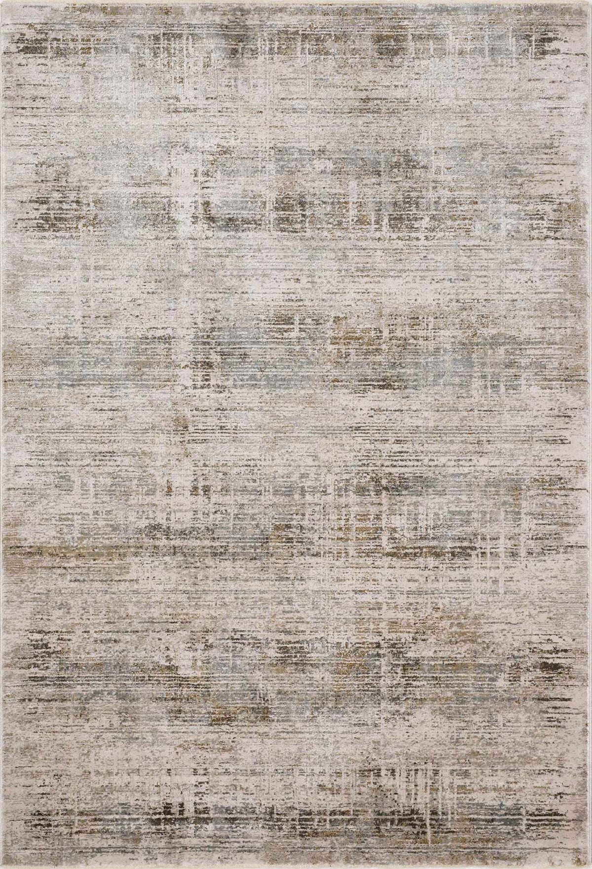 Neron Blue Gray Thick Luxe Abstract Rug, photo 6 of 21