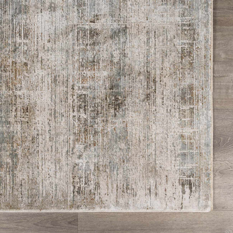 Neron Blue Gray Thick Luxe Abstract Rug by Boutique Rugs