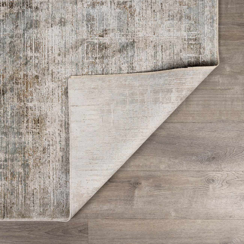 Neron Blue Gray Thick Luxe Abstract Rug by Boutique Rugs