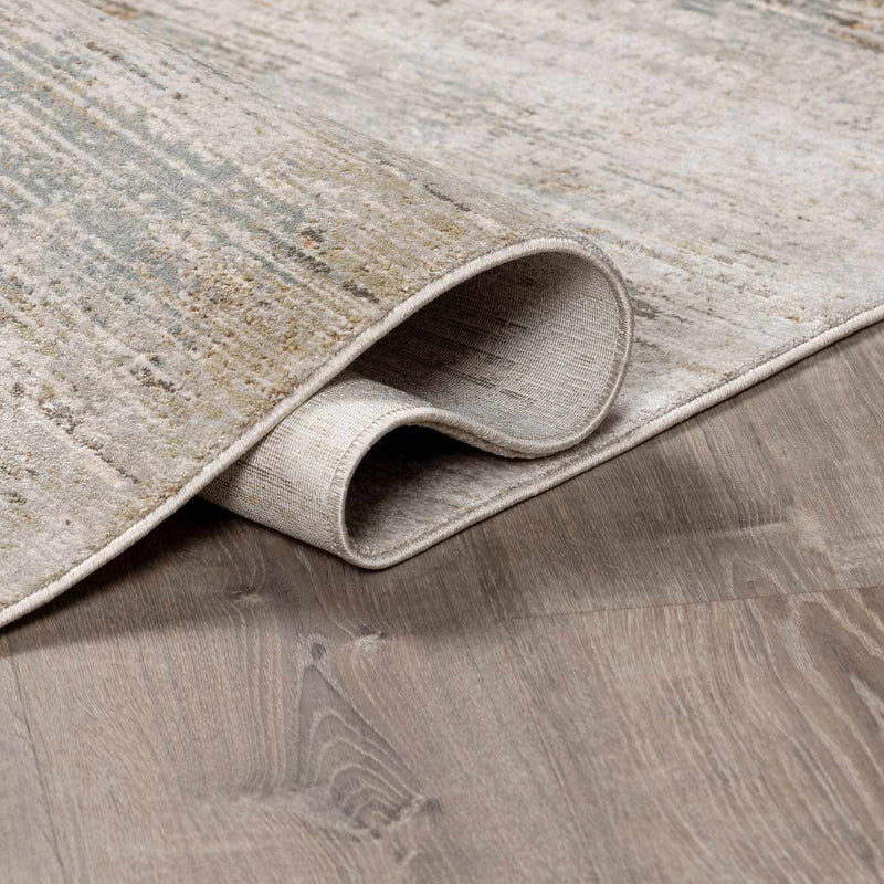 Neron Blue Gray Thick Luxe Abstract Rug by Boutique Rugs