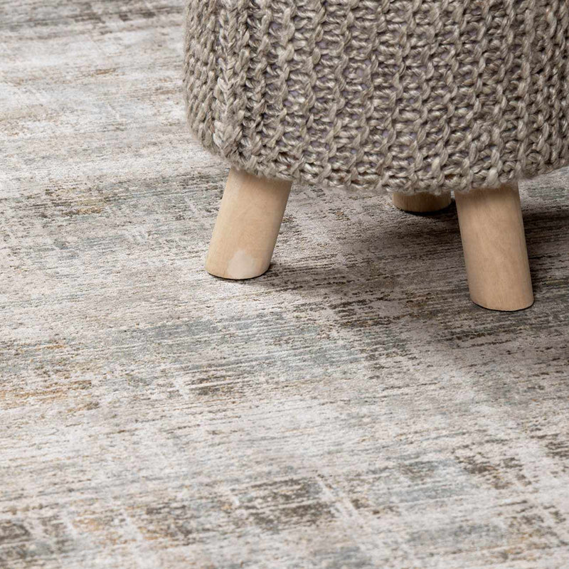 Neron Blue Gray Thick Luxe Abstract Rug by Boutique Rugs