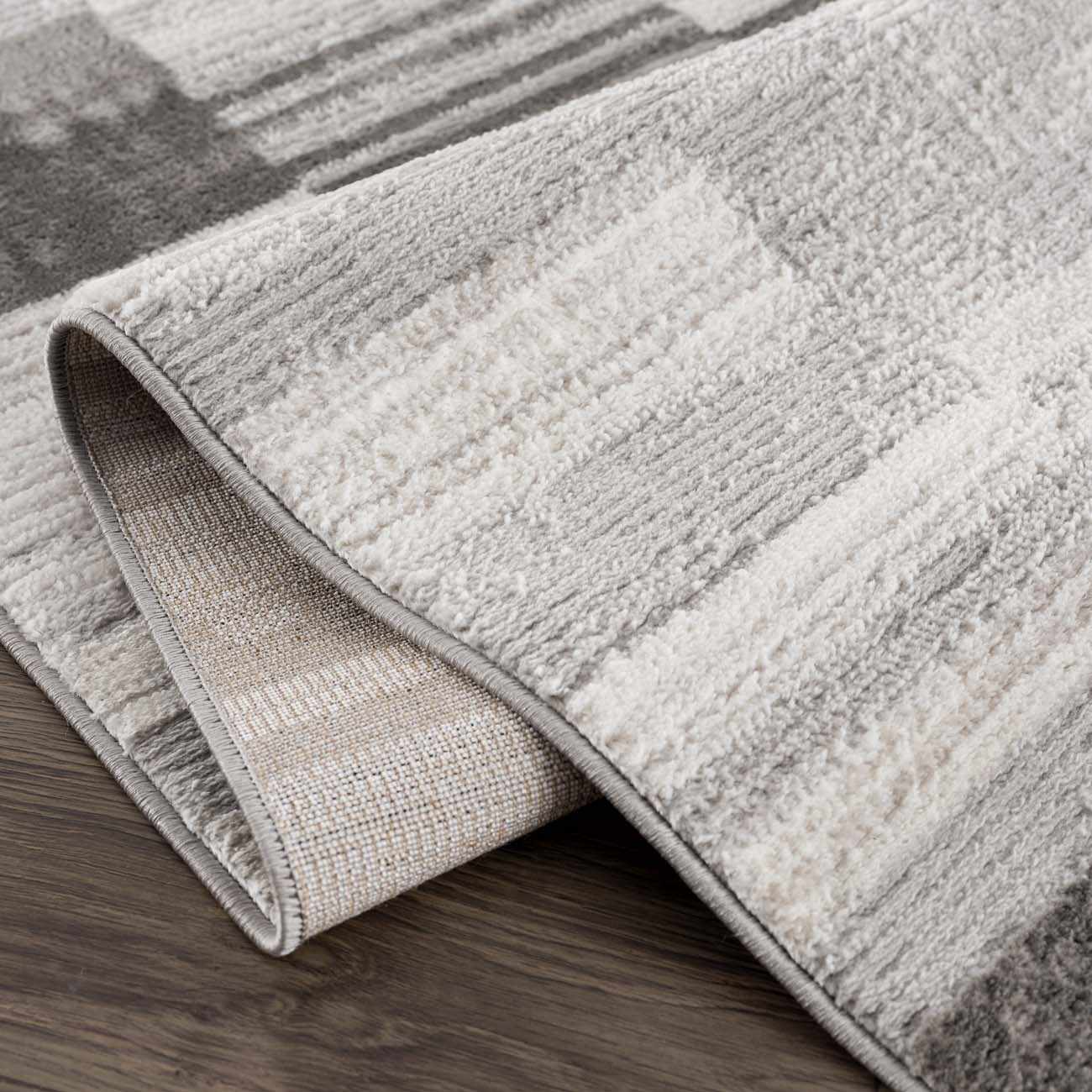 Bronka Broken-Striped Area Rug - Clearance by Boutique Rugs
