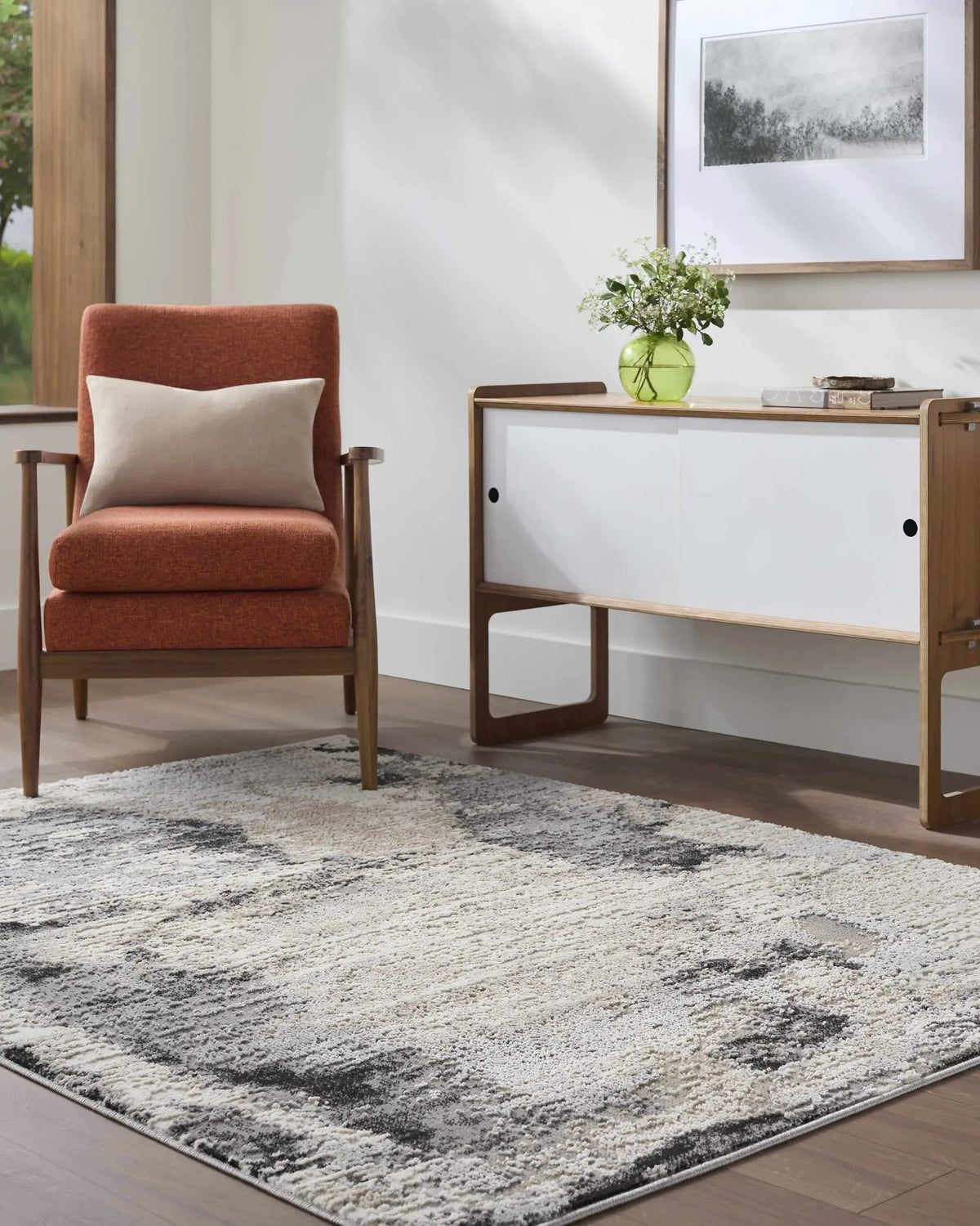 Birdie Area Rug, installed in a room 3