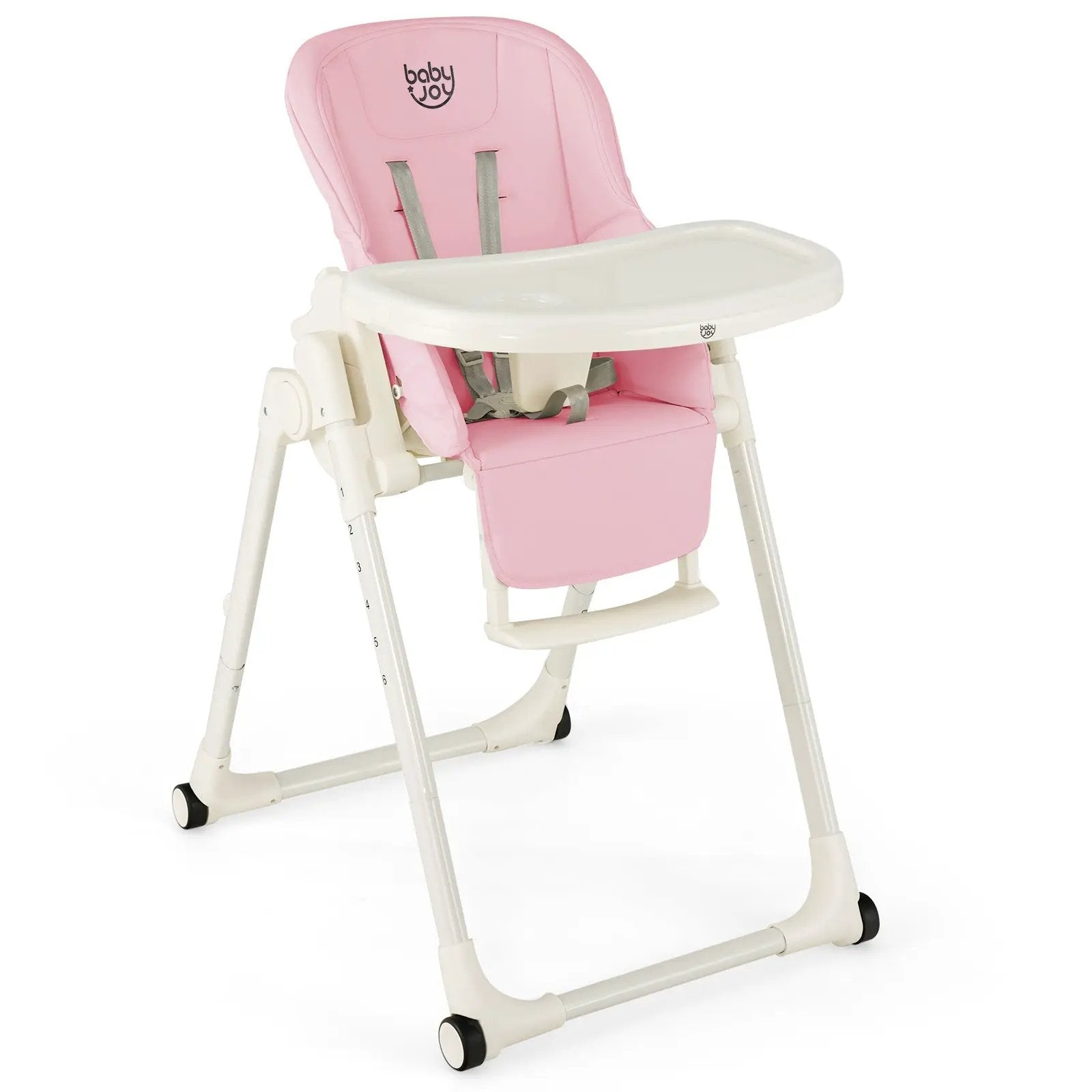 4-in-1 Baby High Chair with 6 Adjustable Heights by DirectDeals