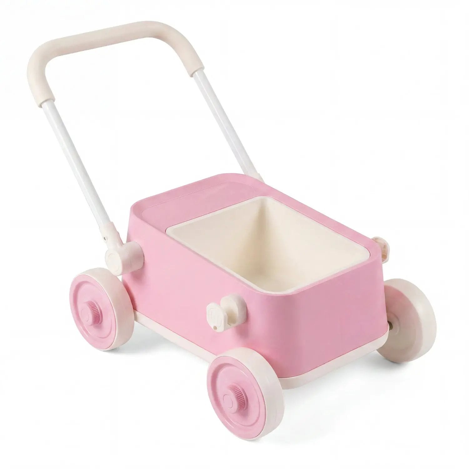 Push Walker with Storage Basket and Foldable Handle by DirectDeals