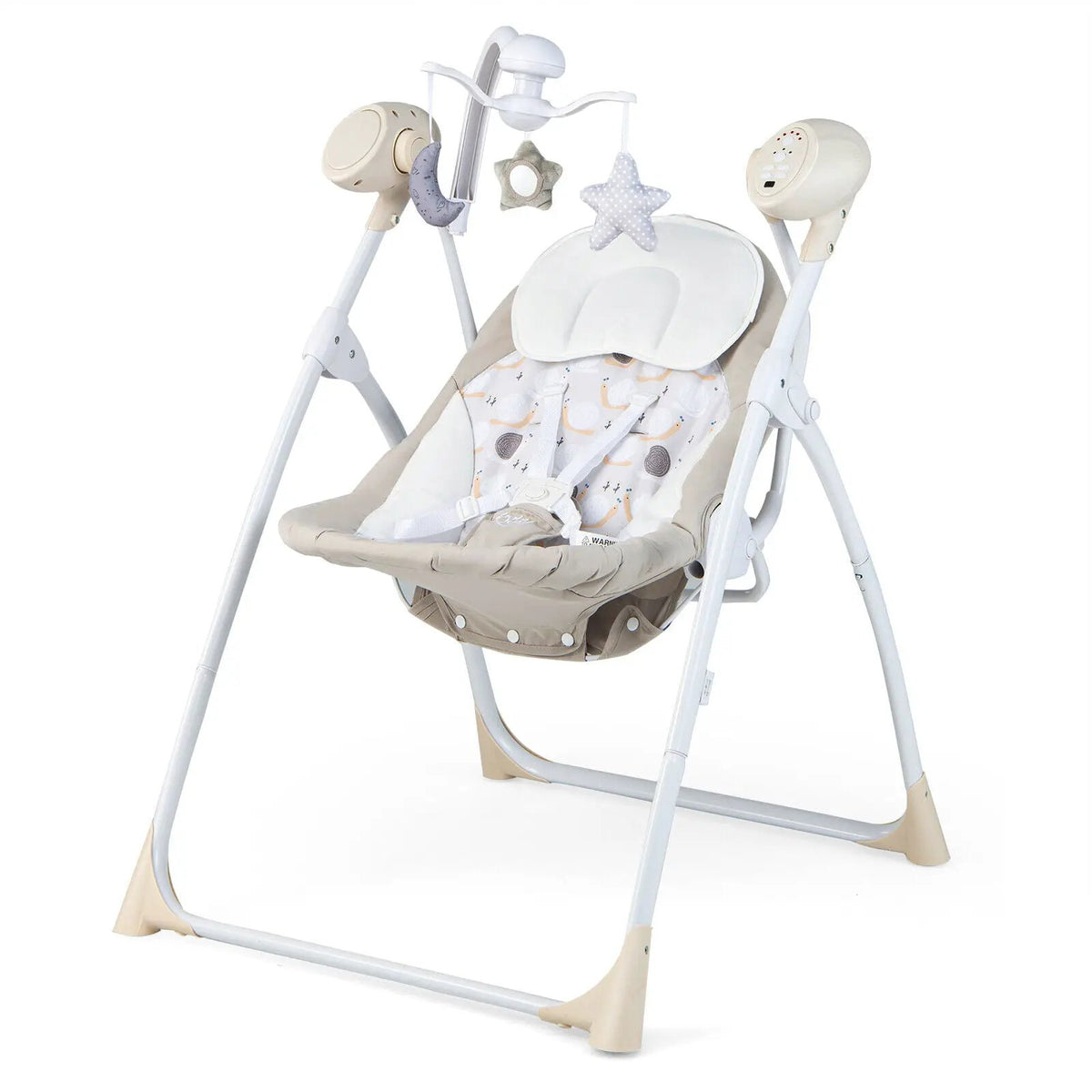 Electric Foldable Baby Rocking Chair with Adjustable Backrest, photo 7 of 16