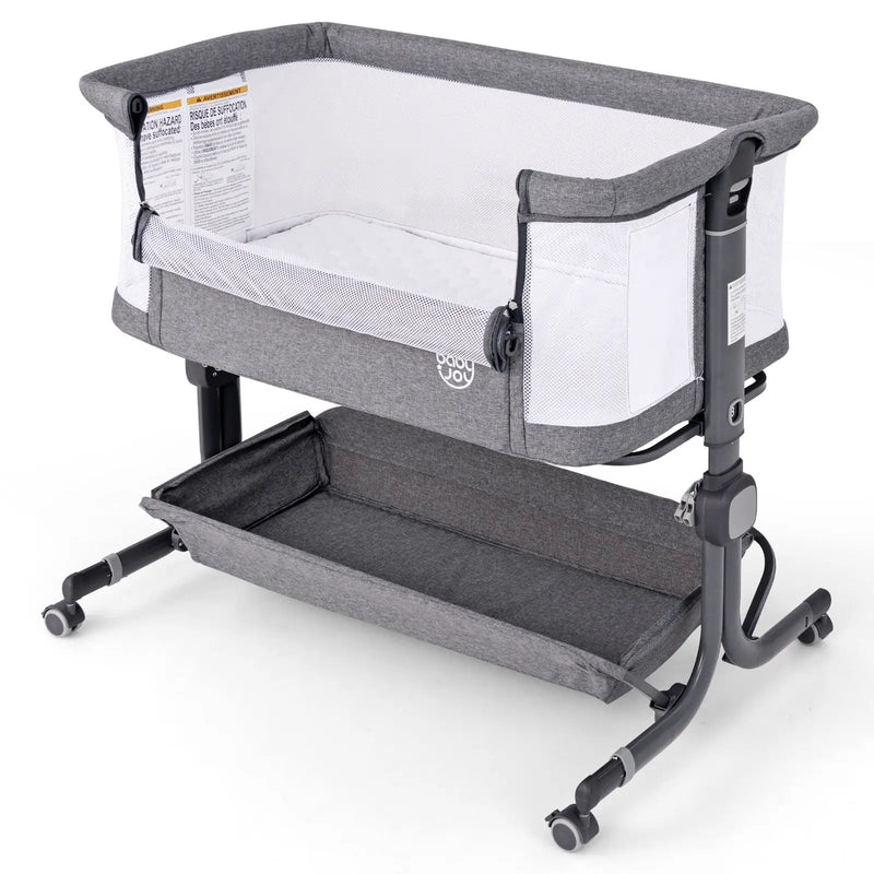 Bedside Sleeper Bassinet with 6-Level Adjustable Height by DirectDeals