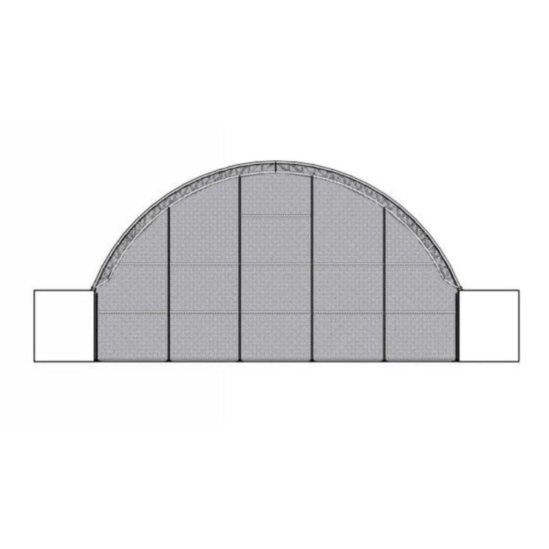 Back Wall for 50'x40'x17' Double Truss Container Shelter by Chery Industrial