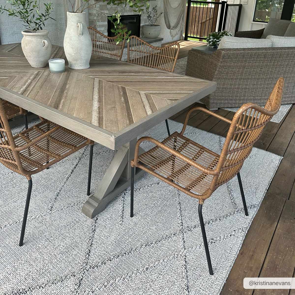 Baqer Bone & Tan Area Rug by Hauteloom