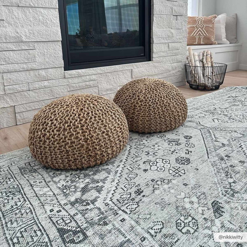 Barny Sage Flat Pile Washable Rug by Boutique Rugs