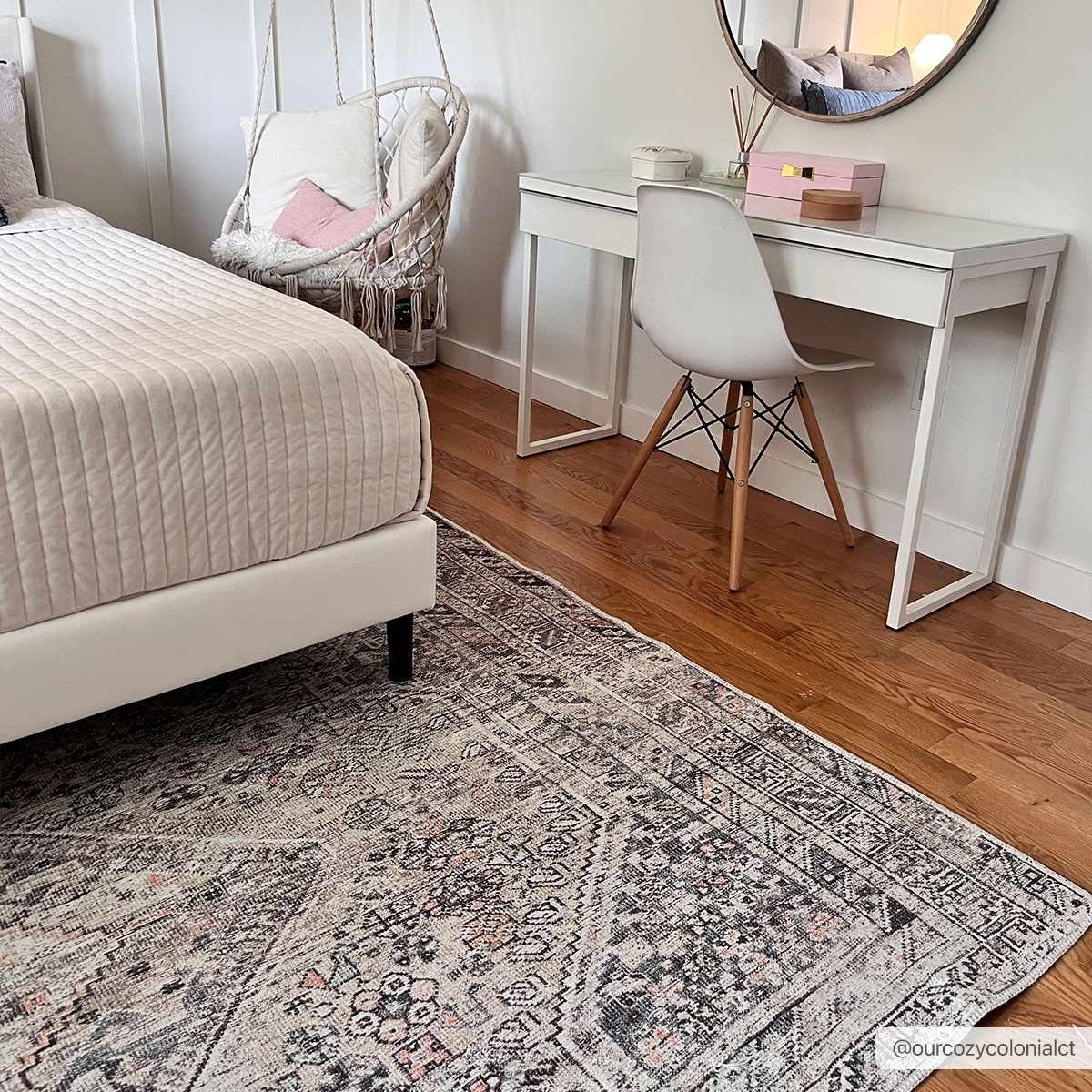 Barny Tan Washable Area Rug by Boutique Rugs