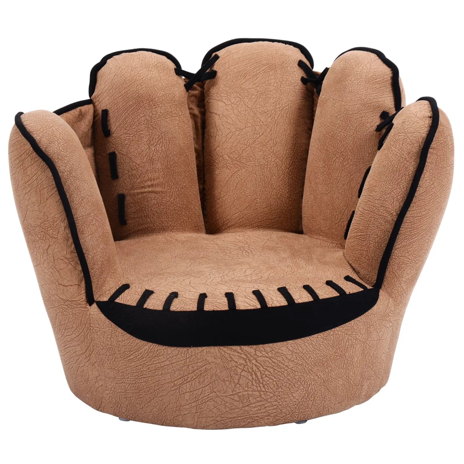 Household Five Fingers Baseball Glove Shaped Kids Leisure Upholstered Sofa by DirectDeals