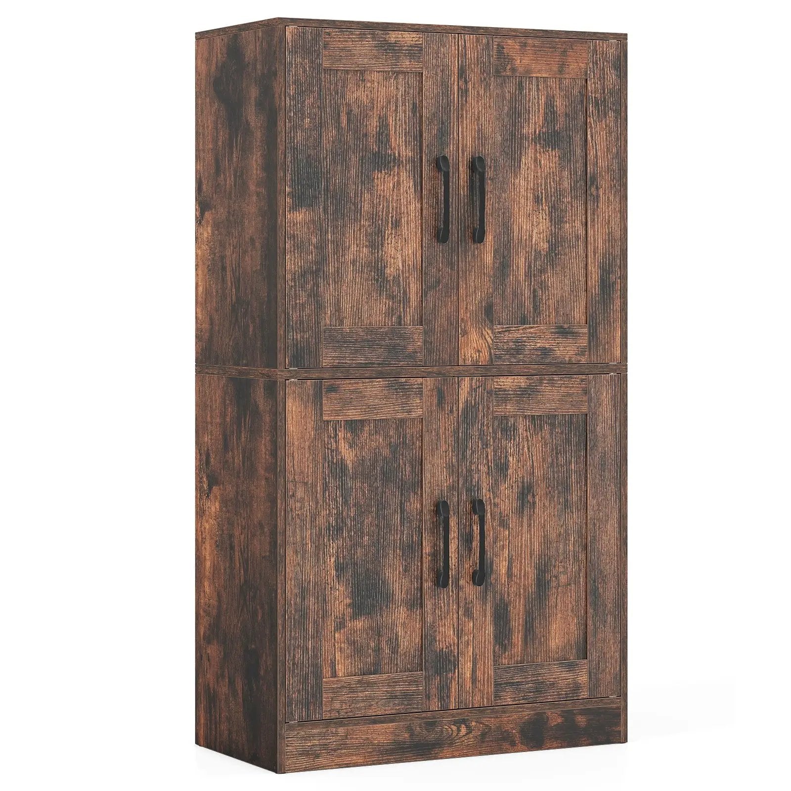 Bathroom Cabinet 43.5 inch Storage Cabinet with Doors and Adjustable Shelves by DirectDeals