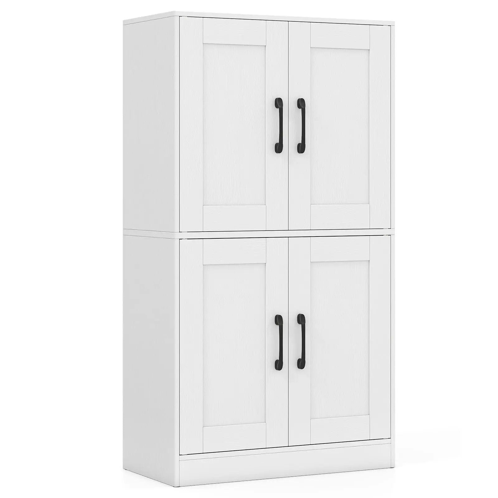 Bathroom Cabinet 43.5 inch Storage Cabinet with Doors and Adjustable Shelves by DirectDeals