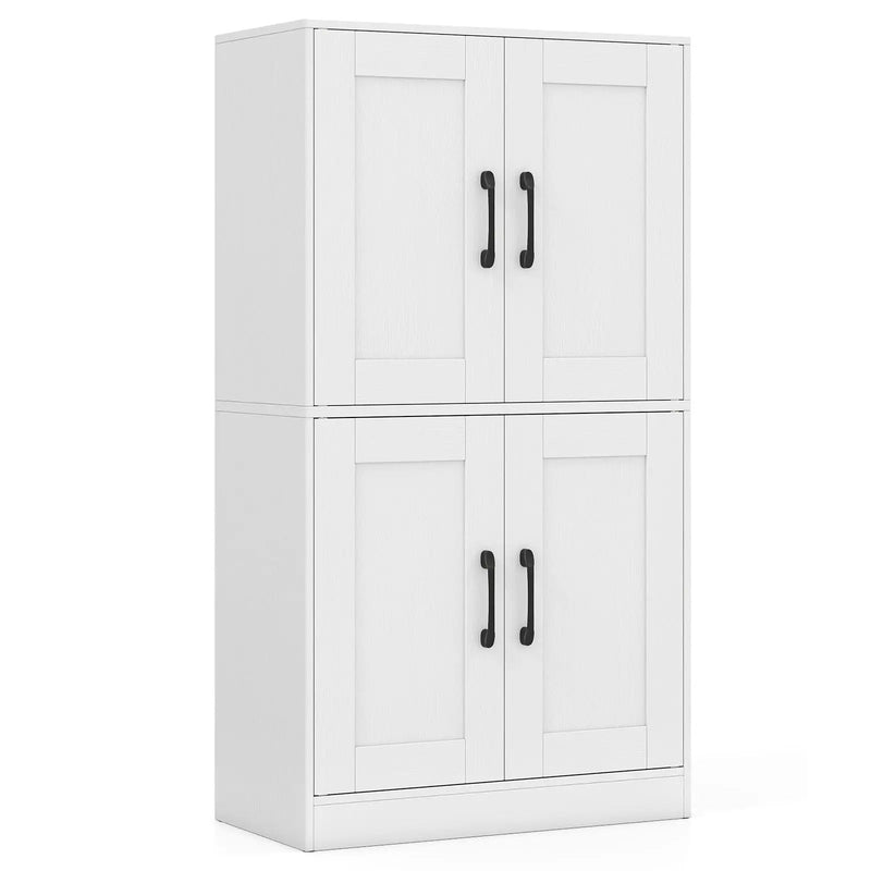 Bathroom Cabinet 43.5 inch Storage Cabinet with Doors and Adjustable Shelves by DirectDeals
