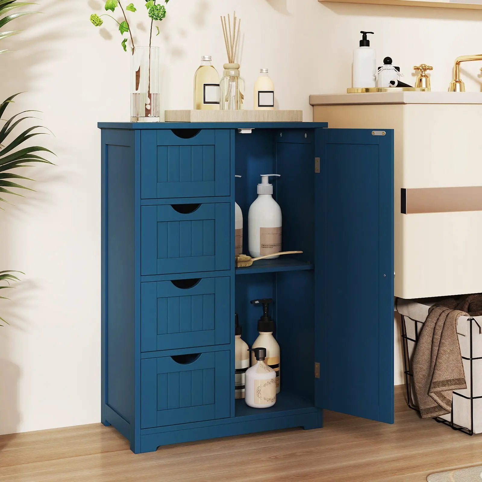 Bathroom Cabinets - Prussian Blue Collection by DirectDeals