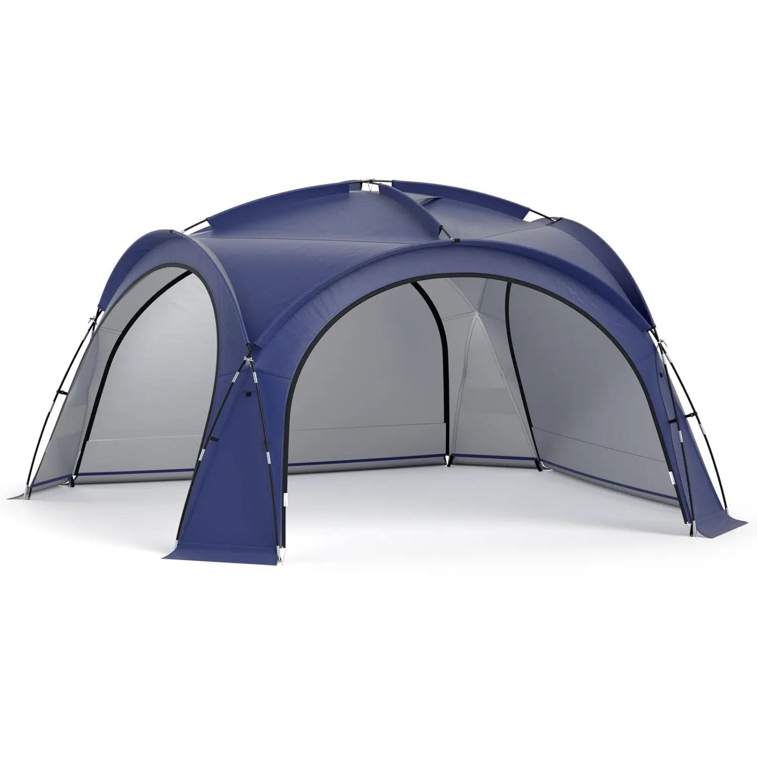 Large Beach Tent for 12-15 People with Removable Sidewalls by DirectDeals