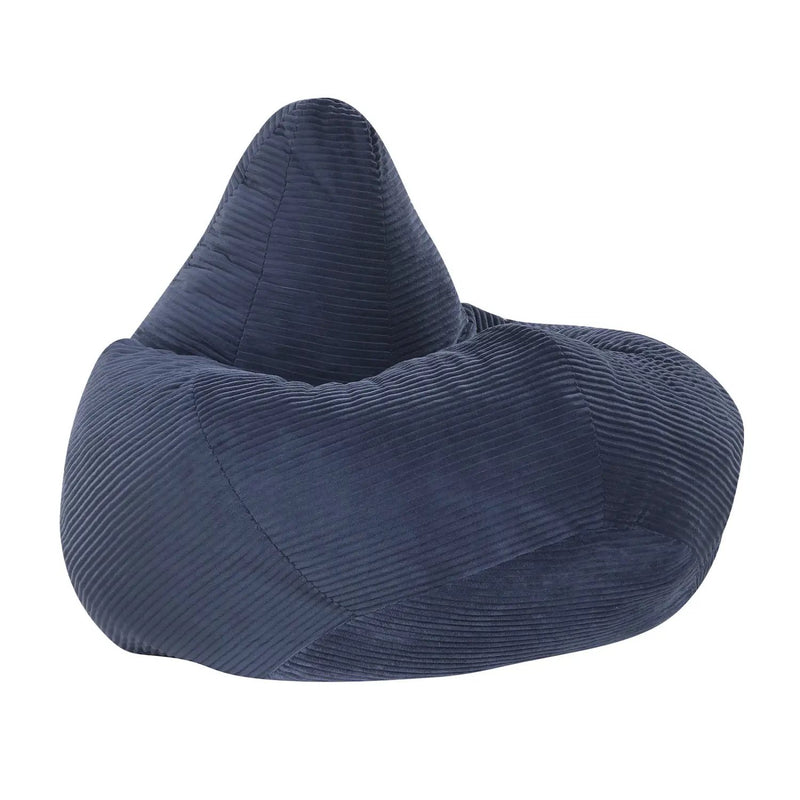 Bean Bag Chair for Adults Accent Lazy Sofa with Skin-friendly Corduroy Cover and Soft Sponge Filling by DirectDeals