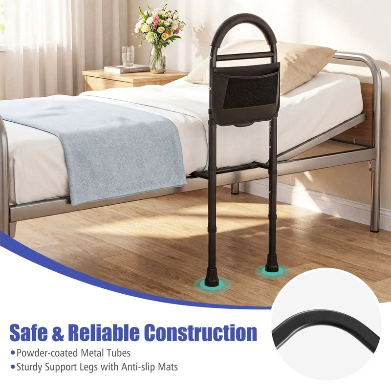Bed Rails for Elderly Adults Safety Height Adjustable Bed Assist Railings by DirectDeals