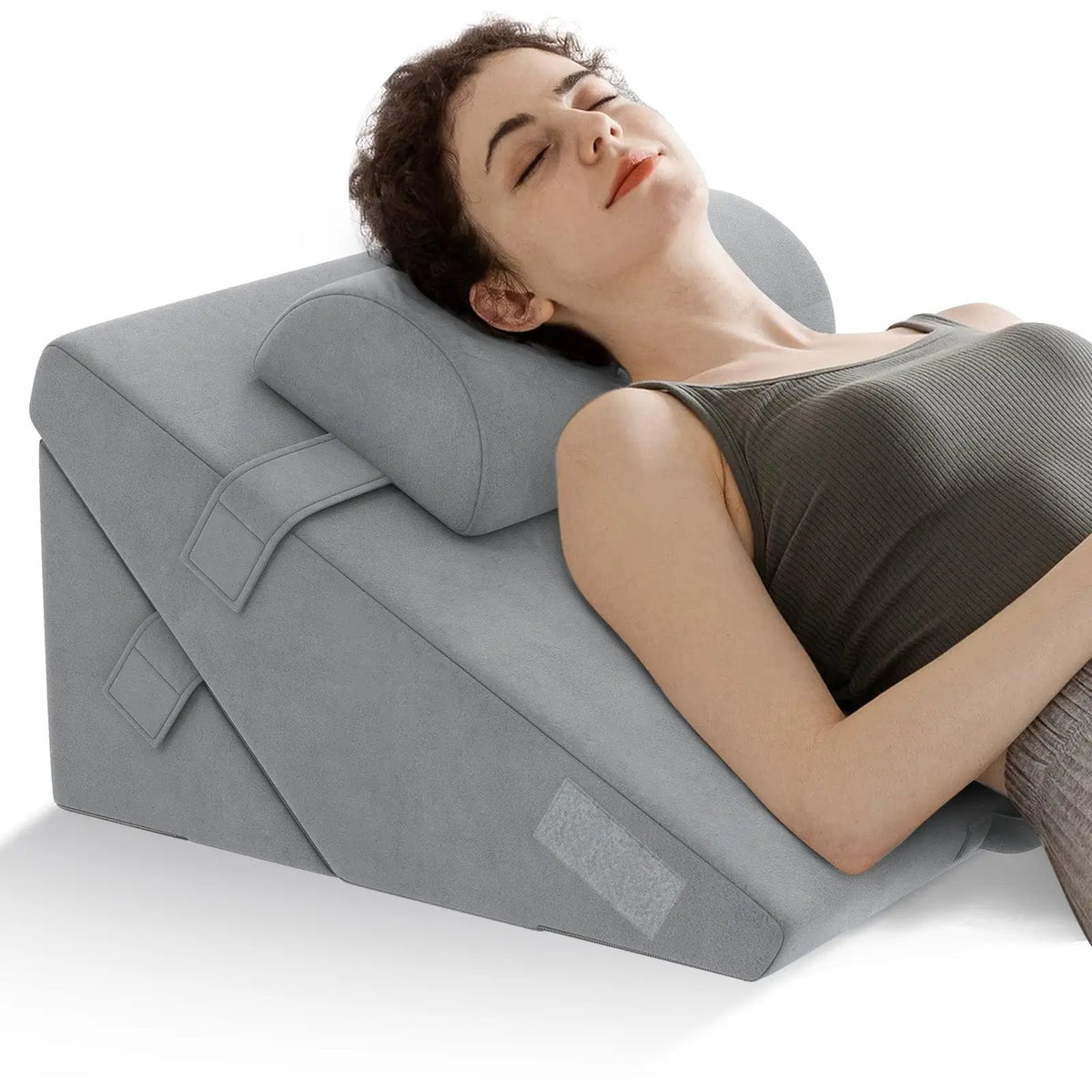 3 Pieces Bed Wedge Pillow Set with Air Memory Foam, photo 9 of 9